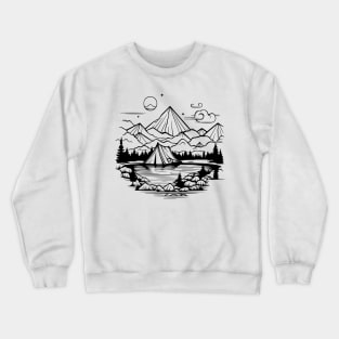 Camping Crewneck Sweatshirt